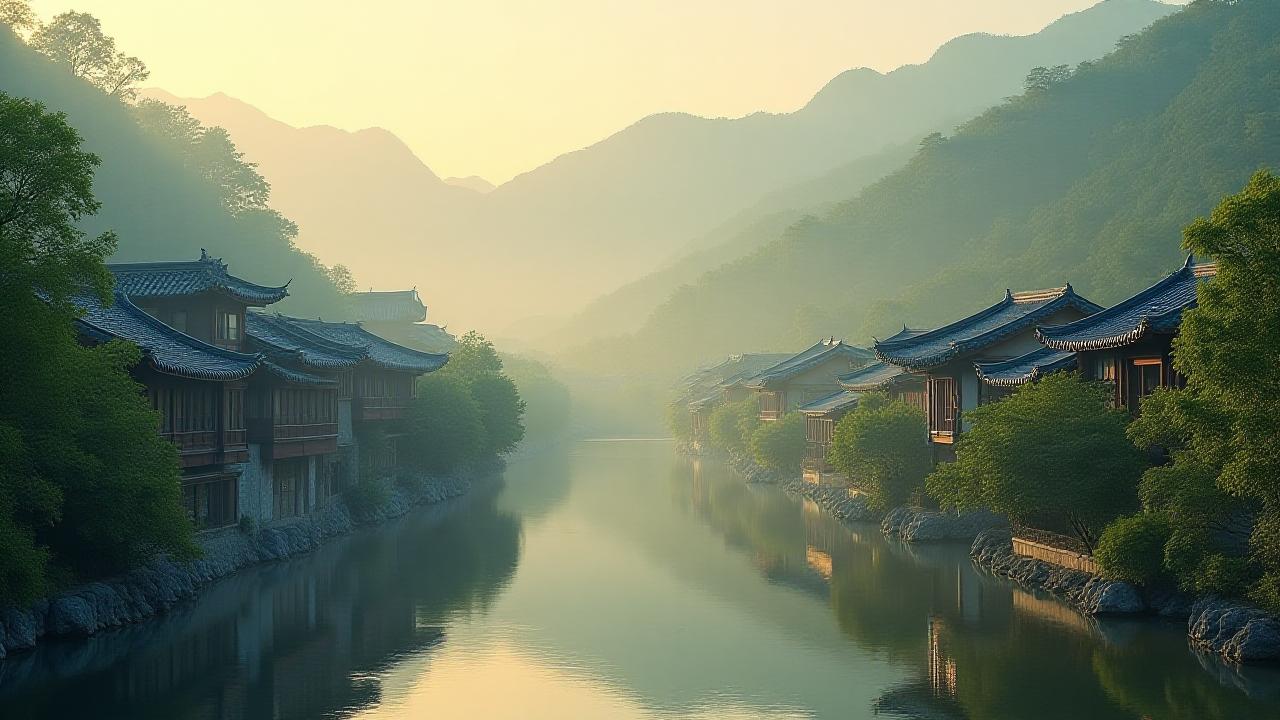 고요한 한옥과 자연이 어우러진 풍경, 평온함을 주는 웰니스 여행 이미지